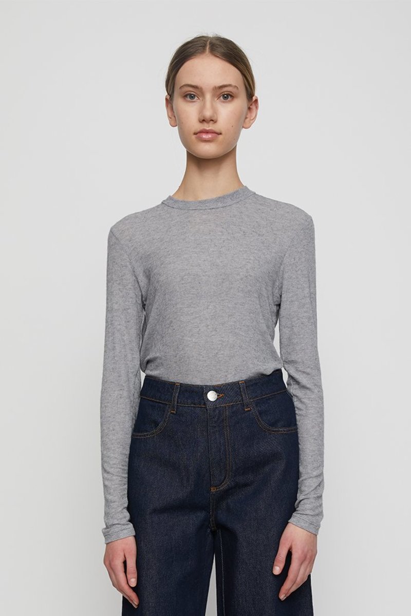 売れ筋商品|||マッデンガール カットソー トップス レディース Juniors' Cut-Out Long-Sleeve Bodysuit Aqua Grey Plunge Long Sleeve Top Grey | Garage
