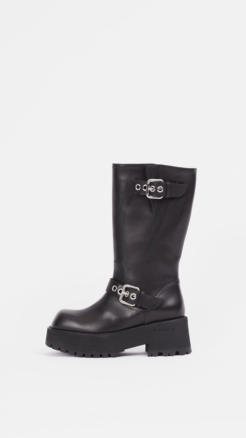 ミドルブーツ MARNI Women Boots TCZW000502P2722 BLACK Boots MARNI Woman Tg. 10 US TCZW000502P2722 00N99 Black | eBay