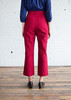 Horses Atelier High-Waisted Trouser Red Organic - Thumbnail 3