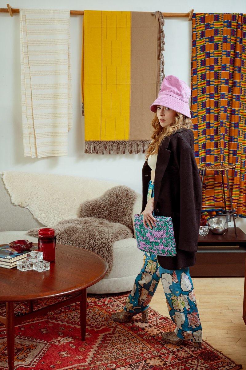 Rachel Comey New Bucket Hat - Pink | Garmentory display picture 2