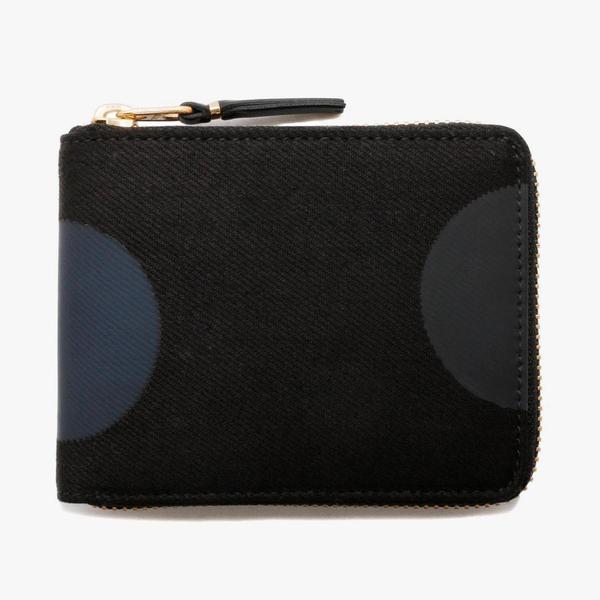 Comme des Garçons Rubber Dot Wallet SA7100 - Black | Garmentory