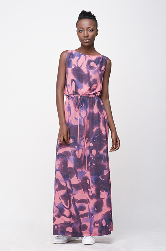 Osei-Duro Guise Maxi Dress in Lava Osei-Duro Guise Maxi Dress in Lava