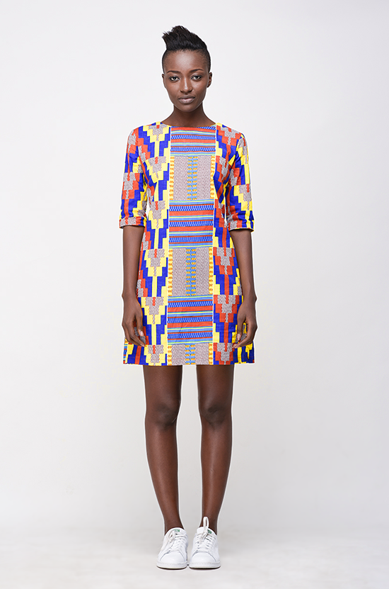 Osei-Duro Muto Dress in Kente Wax Print Osei-Duro Muto Dress in Kente Wax Print