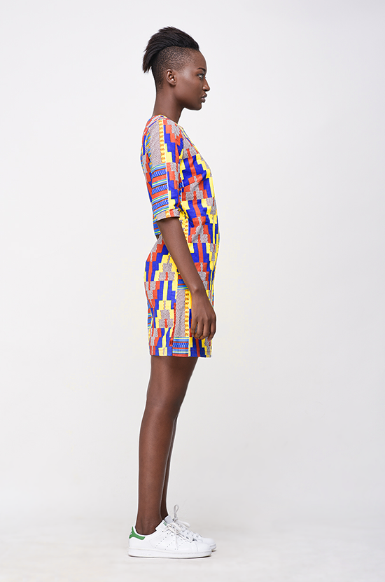 Osei-Duro Muto Dress in Kente Wax Print Osei-Duro Muto Dress in Kente Wax Print