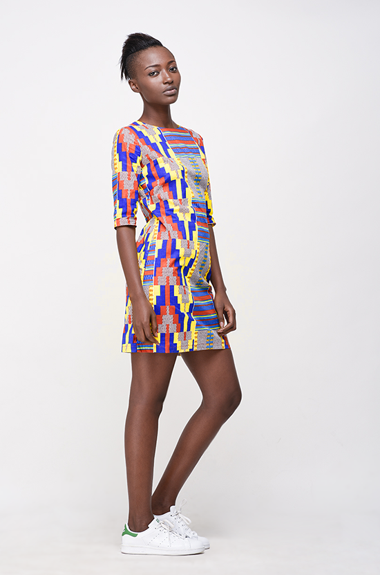 Osei-Duro Muto Dress in Kente Wax Print Osei-Duro Muto Dress in Kente Wax Print