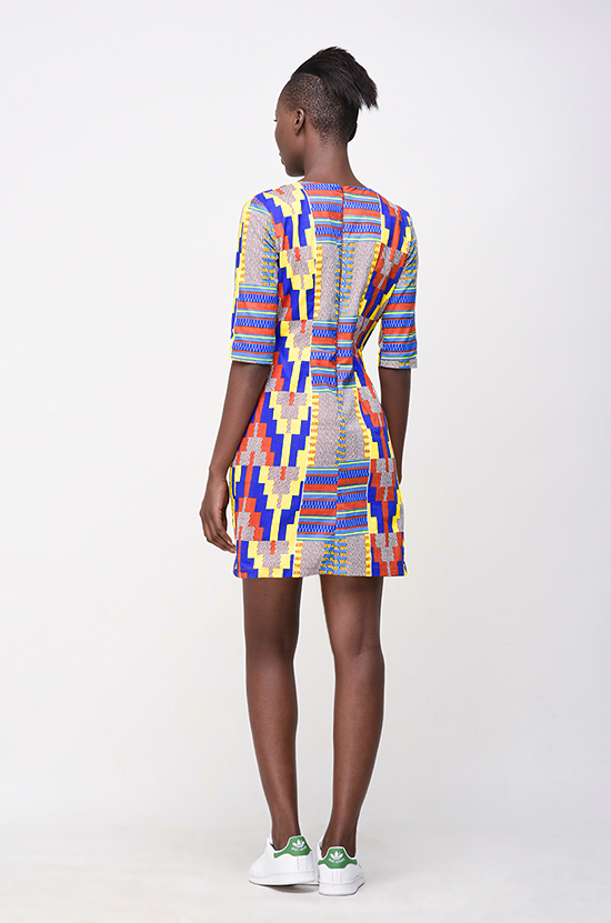 Osei-Duro Muto Dress in Kente Wax Print Osei-Duro Muto Dress in Kente Wax Print