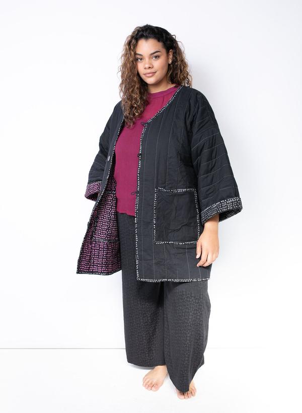 Seek Collective Space Coat - Foliage Print Seek Collective Space Coat - Foliage Print