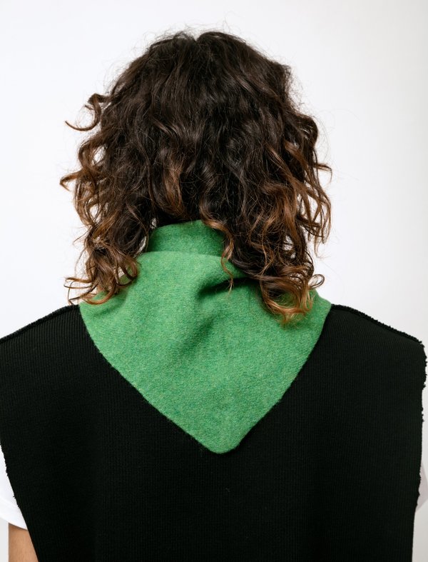 Margaret Howell Lambswool Scout Scarf - Watercress | Garmentory
