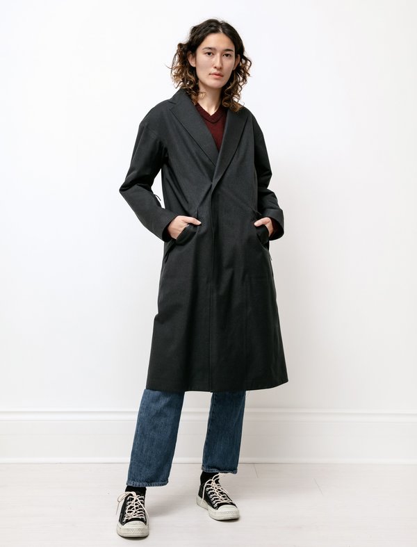 Veilance Nian Twill Coat - Black | Garmentory
