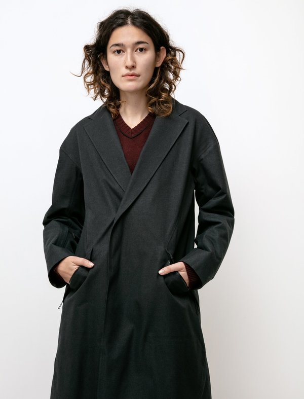 Veilance Nian Twill Coat - Black | Garmentory