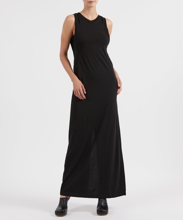 ATM Classic Jersey Sleeveless Maxi Dress - Black on Garmentory