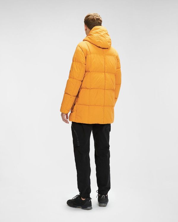 C.P. COMPANY Flatt Nylon Down Jacket - Yellow | Garmentory