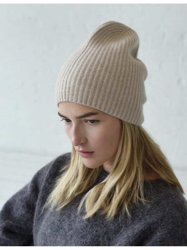 864DESIGN Cashmere Knit Beanie | Garmentory display picture 1