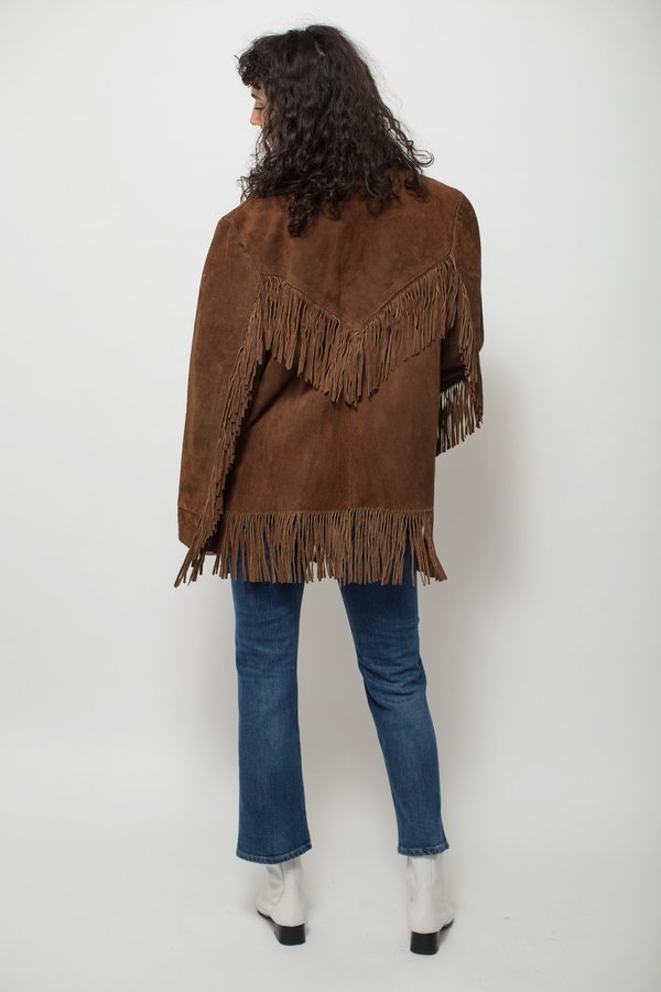Fringe Suede Jacket Garmentory