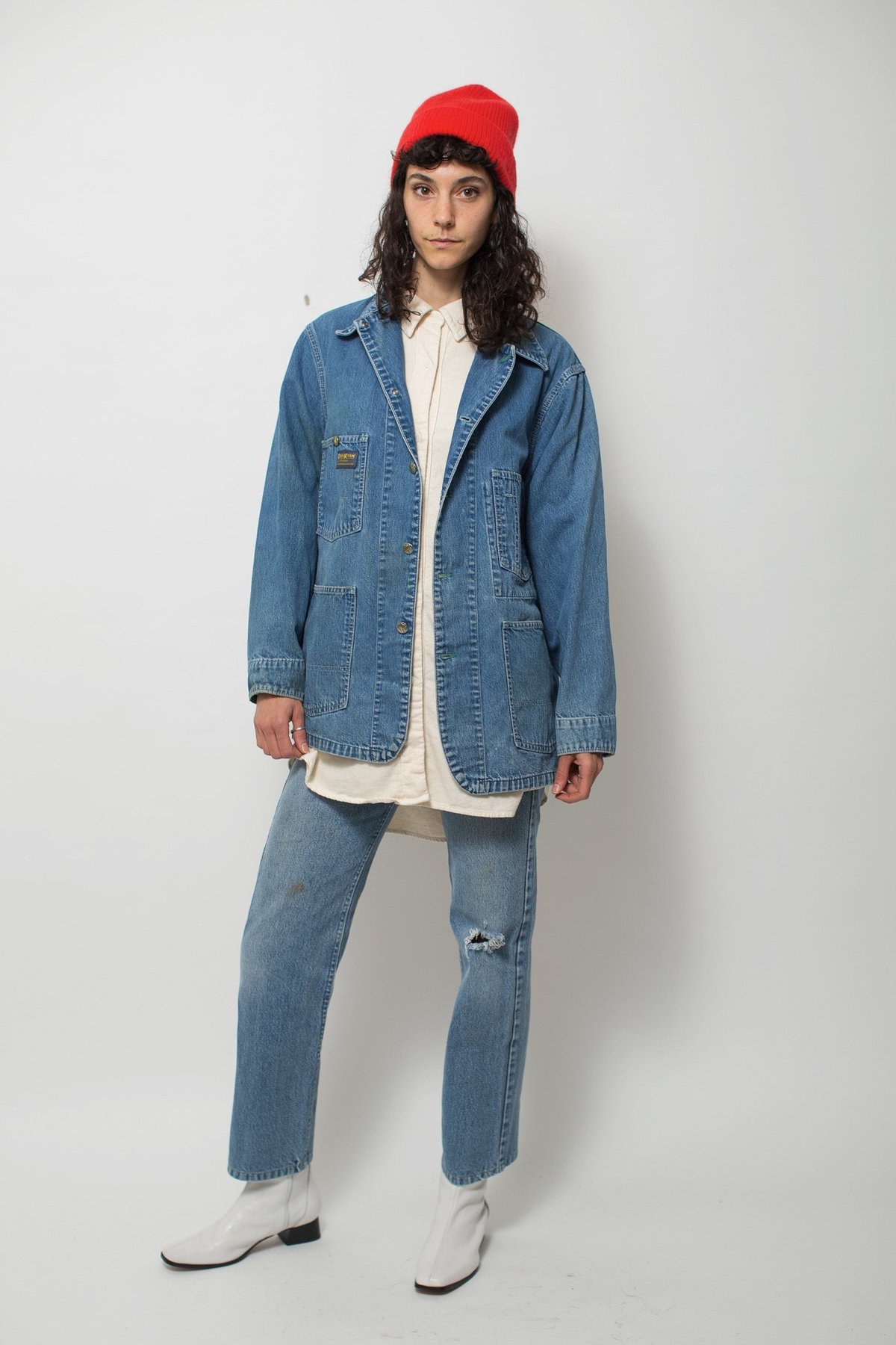 Vintage OshKosh Chore Coat - blue | Garmentory