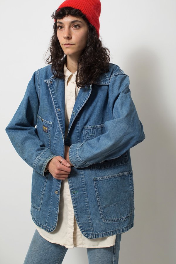 Vintage OshKosh Chore Coat - blue | Garmentory