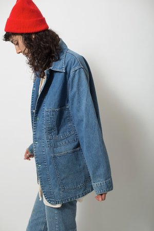 Vintage OshKosh Chore Coat - blue | Garmentory