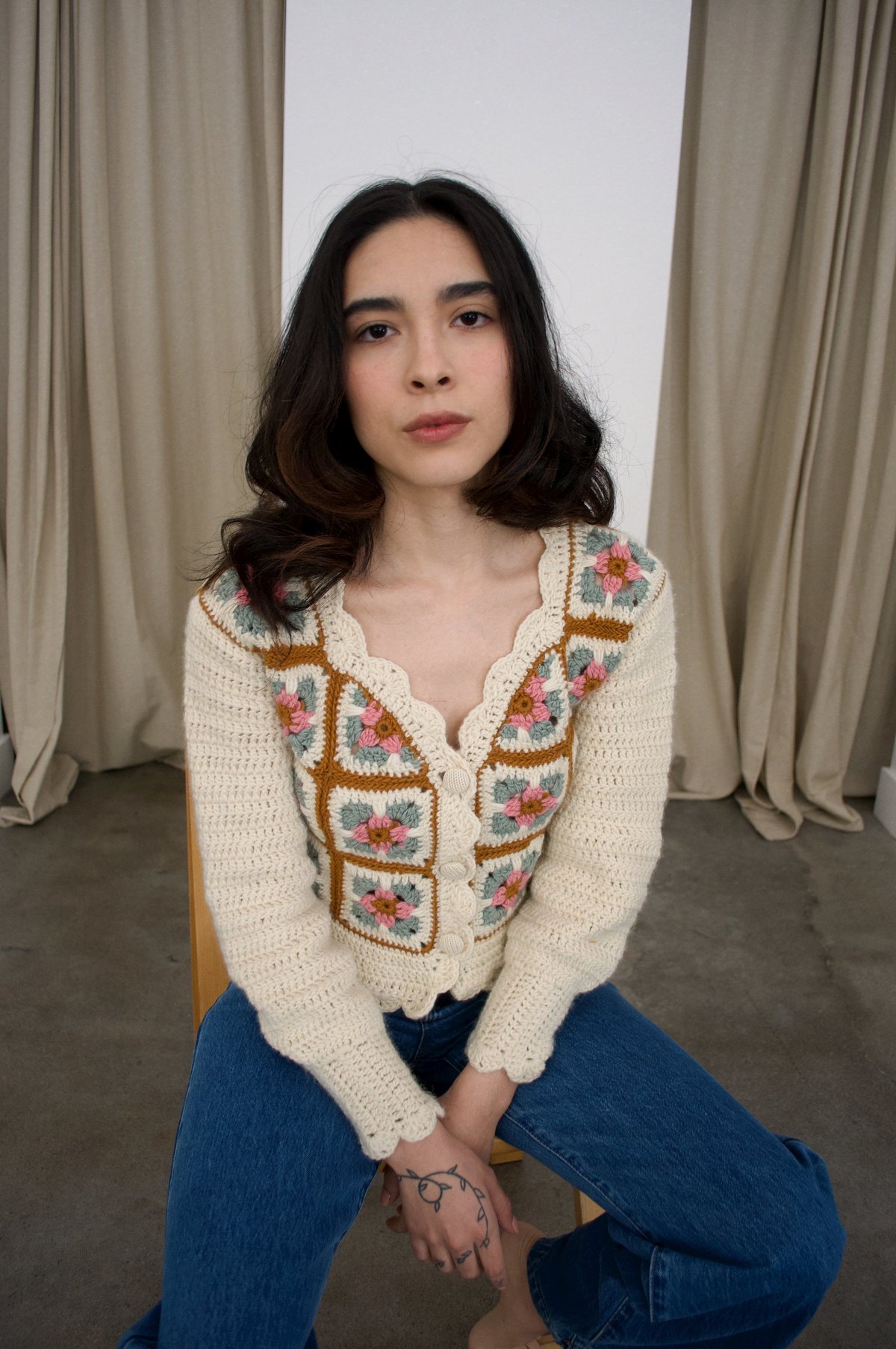 Tach Clothing Telma Crochet Cardigan Garmentory