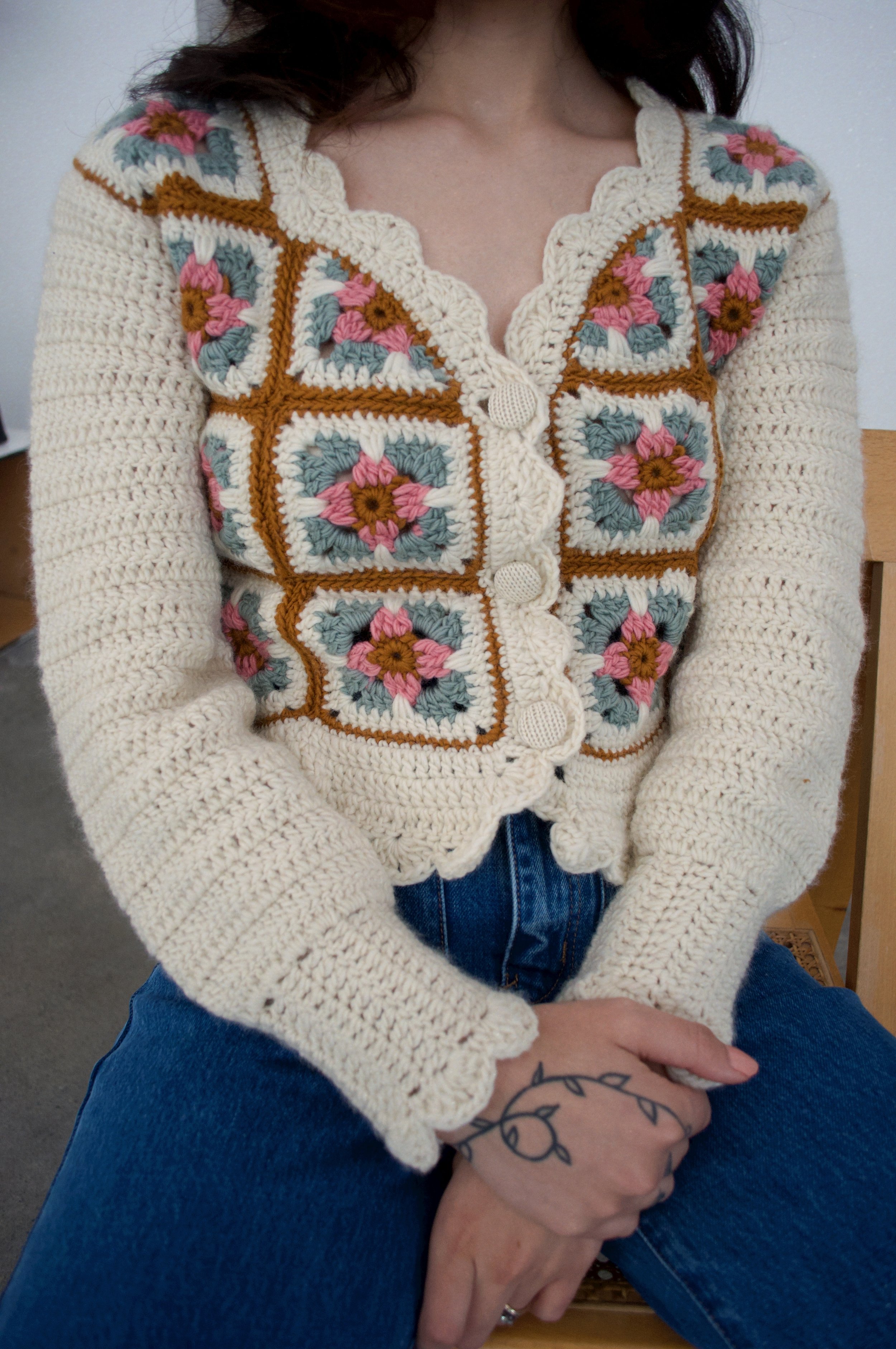 Tach Clothing Telma Crochet Cardigan Garmentory