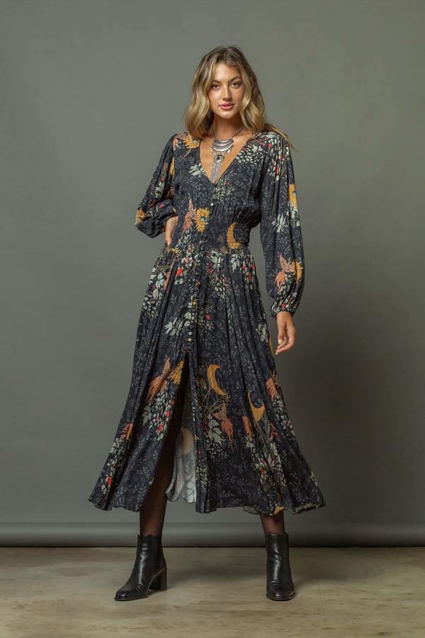 Z&L Europe Love in a Mist Maxi Dress - Multi | Garmentory