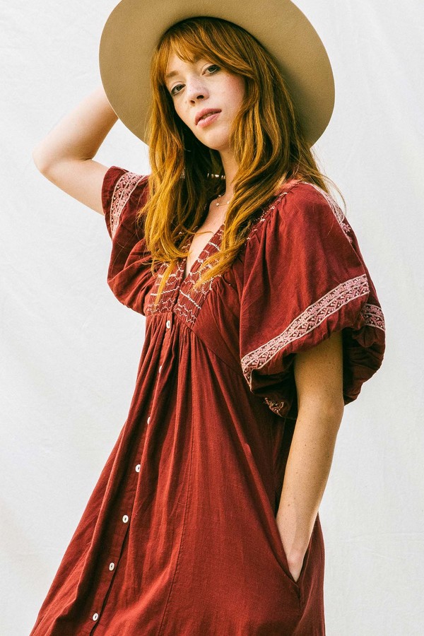 Free People Samantha Shirtdress - Double Dare | Garmentory Free People Samantha Shirtdress - Double Dare | Garmentory