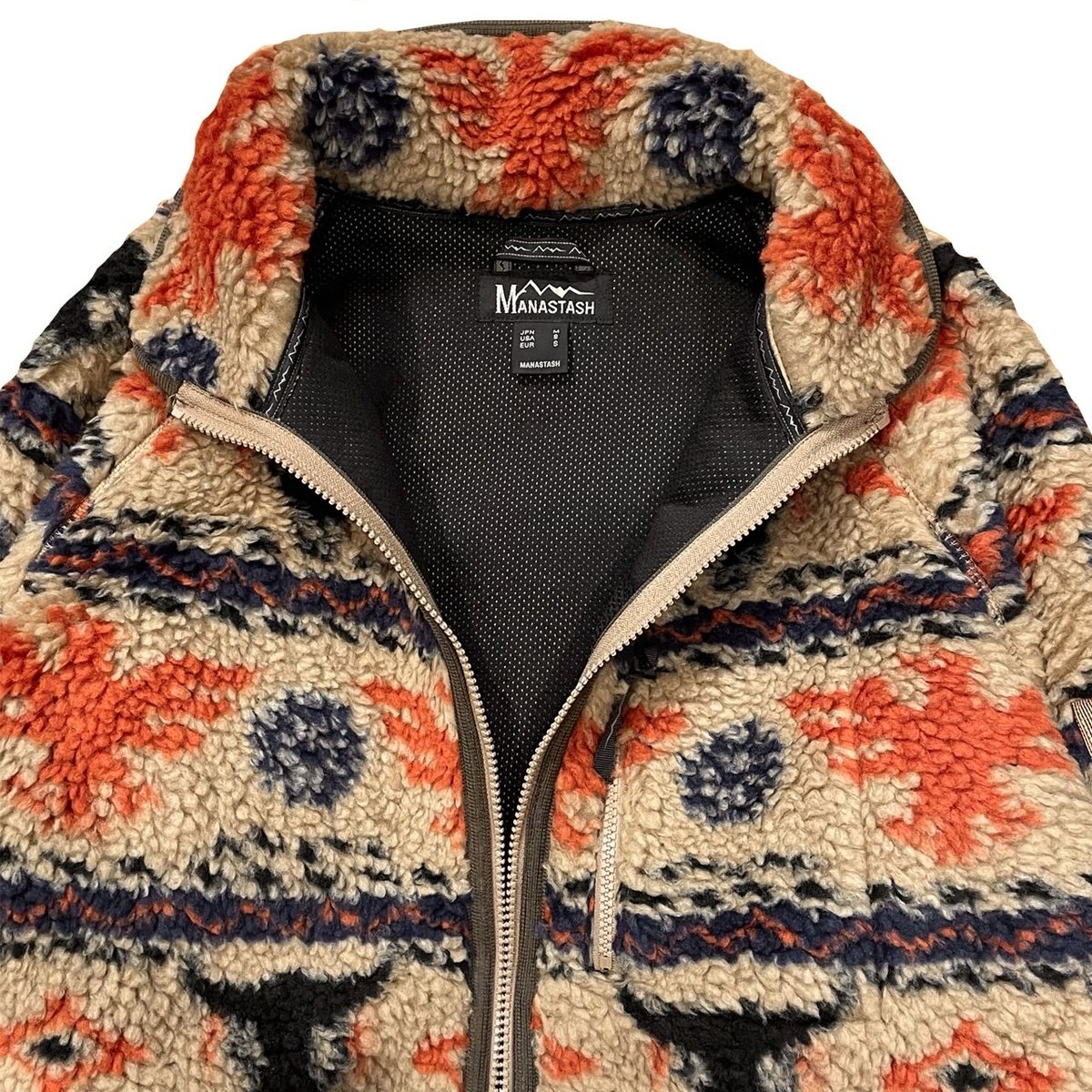 MANASTASH Archive Mt. Gorilla Fleece Multi Jacket - Retro Pile - Image 2 of 5