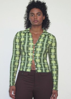 Paloma Wool Base Shirt - Forest Green | Garmentory