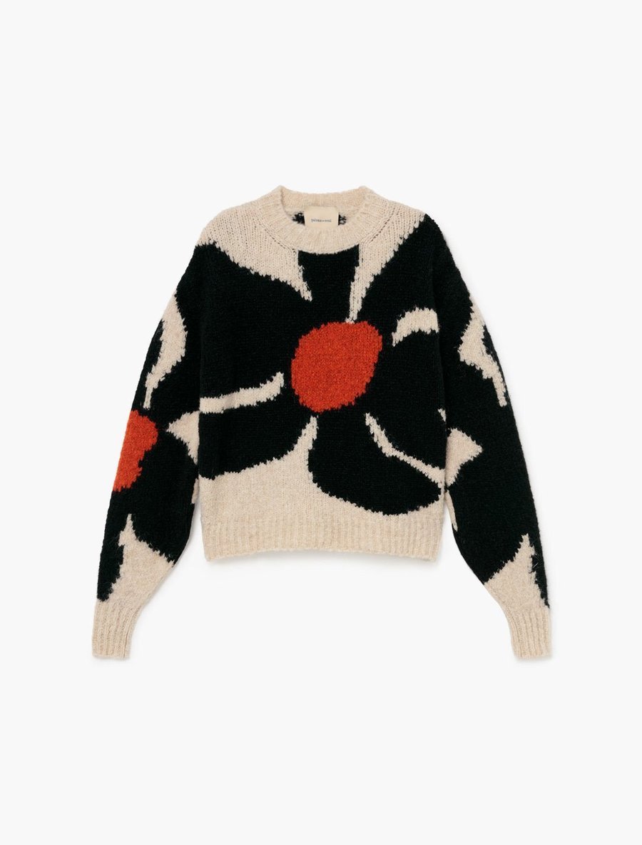 Paloma Wool Hana Flower Sweater | Garmentory