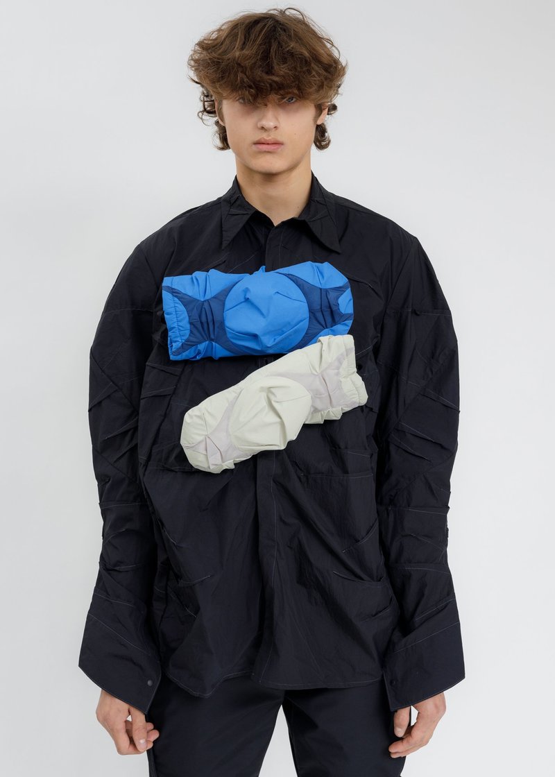 POST ARCHIVE FACTION (PAF) 4.0+ left GLOVES - Light Grey | Garmentory