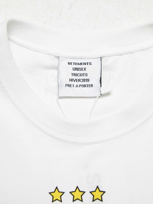 DRINKING PROBLEM Tee VETEMENTS （ヴェトモン） Pre-Loved] Vetements U White Drinking Problem T-Shirt | Garmentory