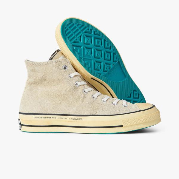 Converse x thisisneverthat Chuck 70 Hi Lemon Icing / Pastel Yellow