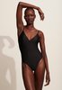 Matteau Plunge 1 Piece Maillot - Black - Thumbnail 3