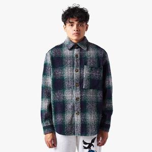 Fucking Awesome Heavy Oversized Flannel Shirt Blue / Green Fucking Awesome Heavy Oversized Flannel Shirt Blue / Green