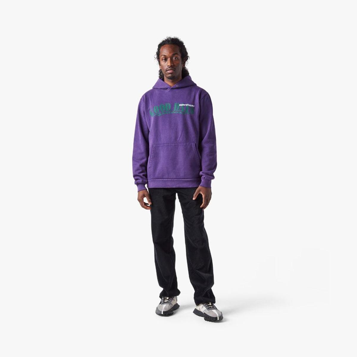 *新作アイテム* Powers Supply Good Days Pullover Hoodie Powers Good Days Pullover Hoodie - Purple | Garmentory