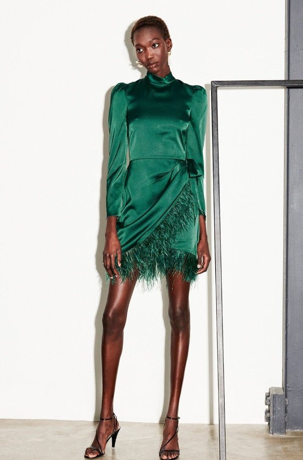 Saylor Quin Dress - Evergreen | Garmentory