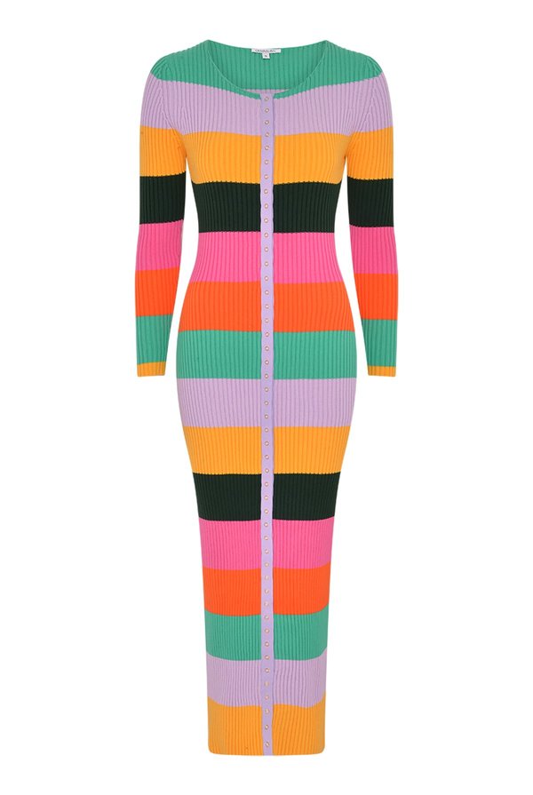 Olivia Rubin Paisley Bright Stripe Knitted Dress - Multi Olivia Rubin Paisley Bright Stripe Knitted Dress - Multi