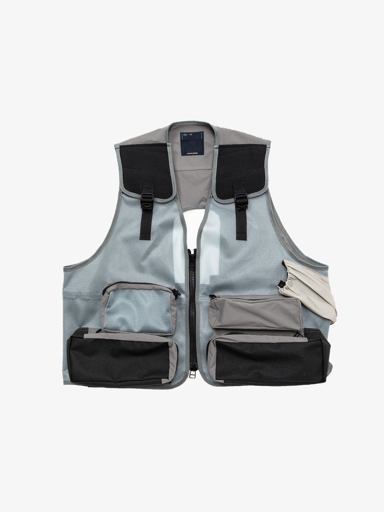 Meanswhile｜Crisp Luggage Vest / Grey Meanswhile Crisp Luggage Vest - Grey | Garmentory
