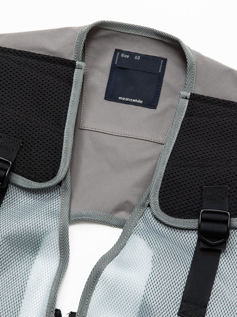 Meanswhile｜Crisp Luggage Vest / Grey Meanswhile Crisp Luggage Vest - Grey | Garmentory
