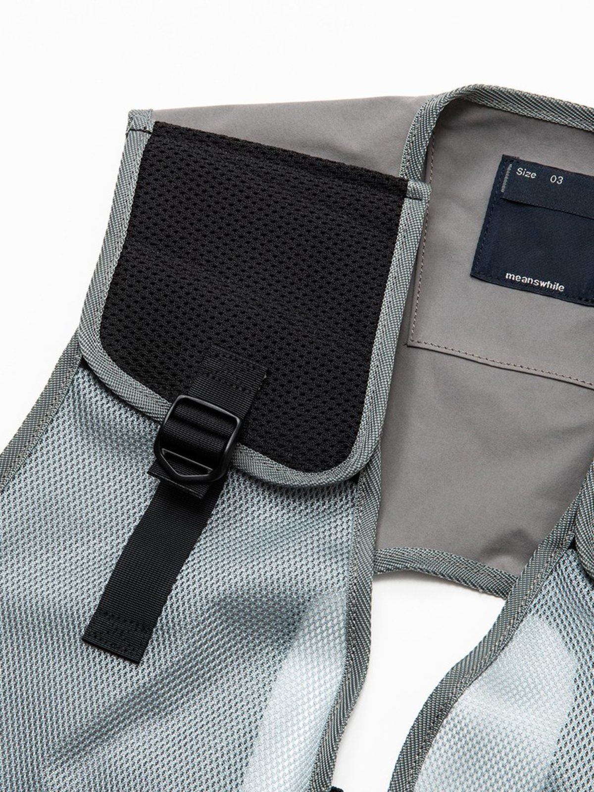 Meanswhile Crisp Luggage Vest - Grey | Garmentory