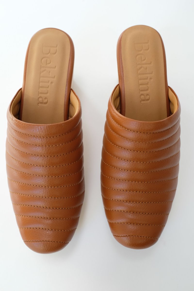 Beklina Ribbed Clog - Dry Clay