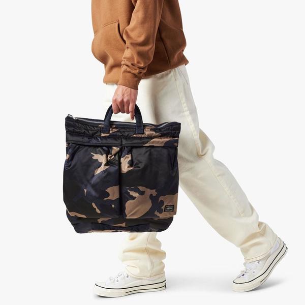 PORTER Helmet Bag - Counter Shade / Woodland Khaki | Garmentory