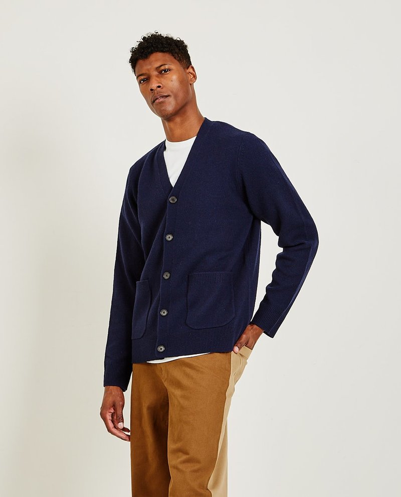 Wood Wood Kalle Sun Cardigan - NAVY