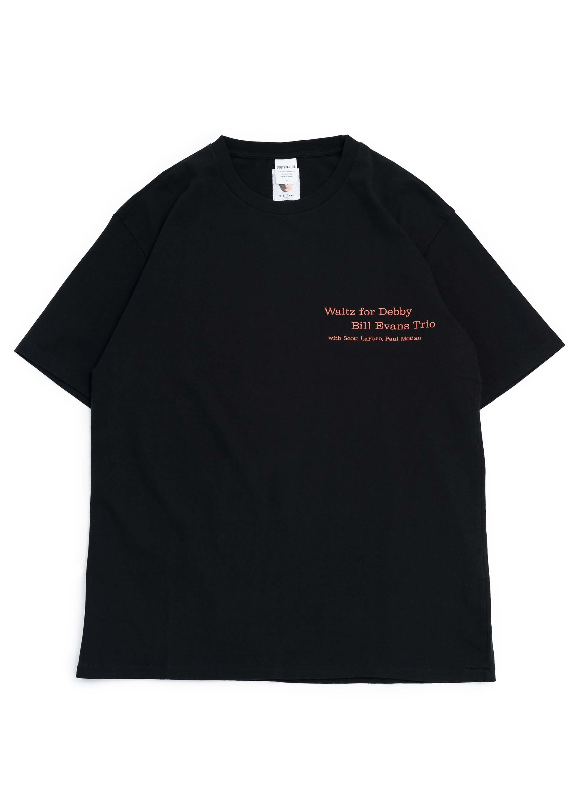 トップス WACKO MARIA BILL EVANS / S/S SHIRT L WACKO MARIA GUILTY PARTIES BILL EVANS S/S T-SHIRT - BLACK