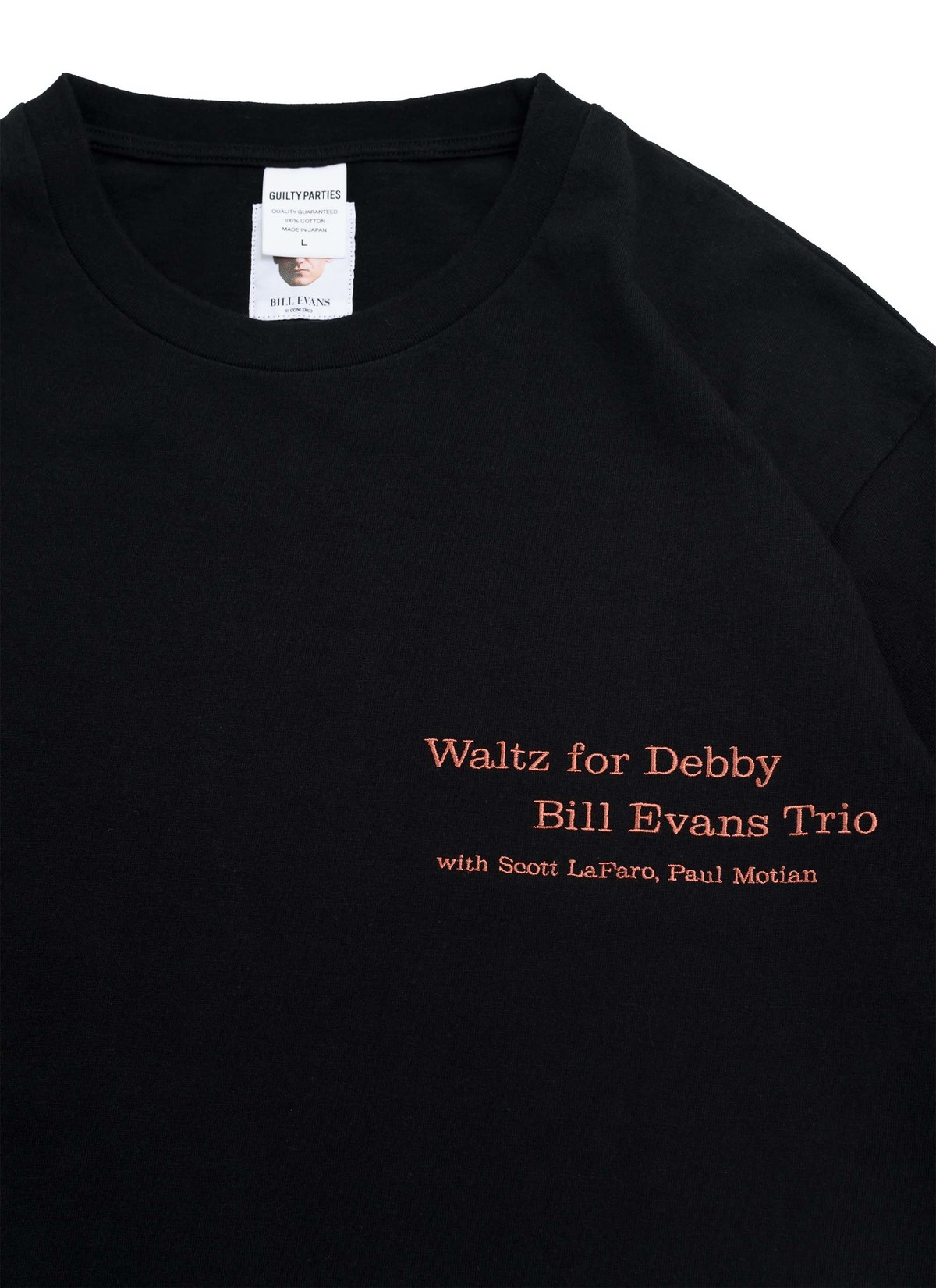 WACKO MARIA GUILTY PARTIES BILL EVANS S/S T-SHIRT - BLACK | Garmentory