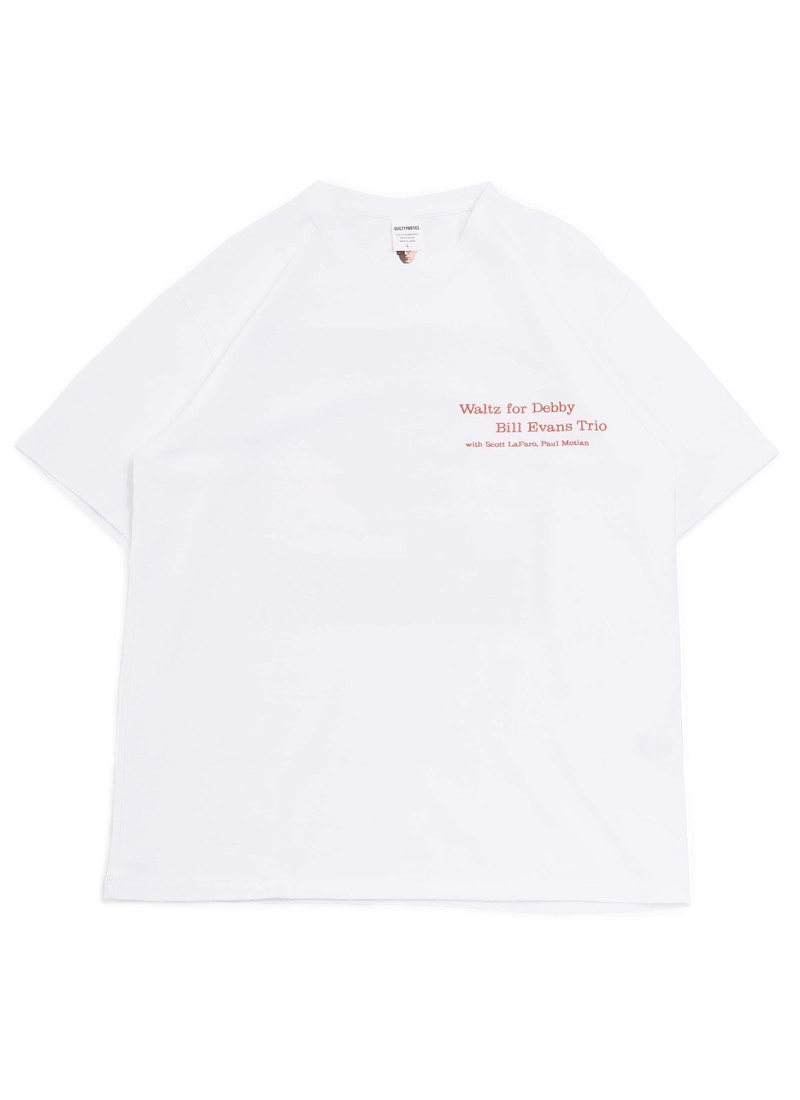 WACKO MARIA GUILTY PARTIES BILL EVANS S/S T-SHIRT - WHITE | Garmentory