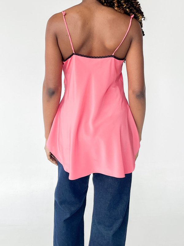 Christian Dior Pink Lace Slip Dress (M) | Garmentory