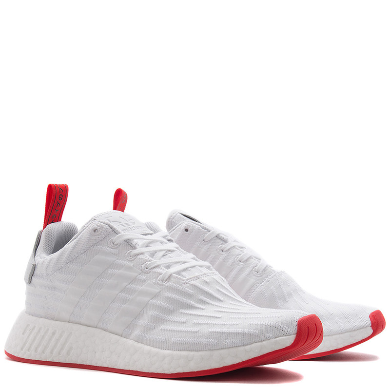Mens Nmd Adidas Sneaker Adidas Nmd R2 Primeknit White Core Red