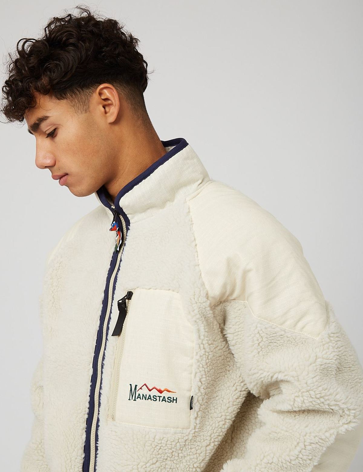 Manastash Mt. Gorilla Fleece Jacket - Neutral Beige - Image 2 of 7