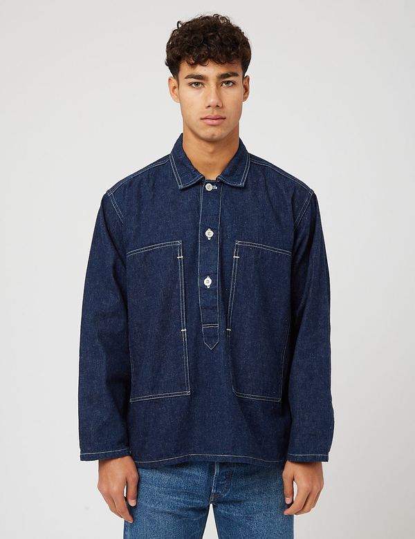 orSlow US Army PW Pullover Shirt Jacket - One Wash | Garmentory