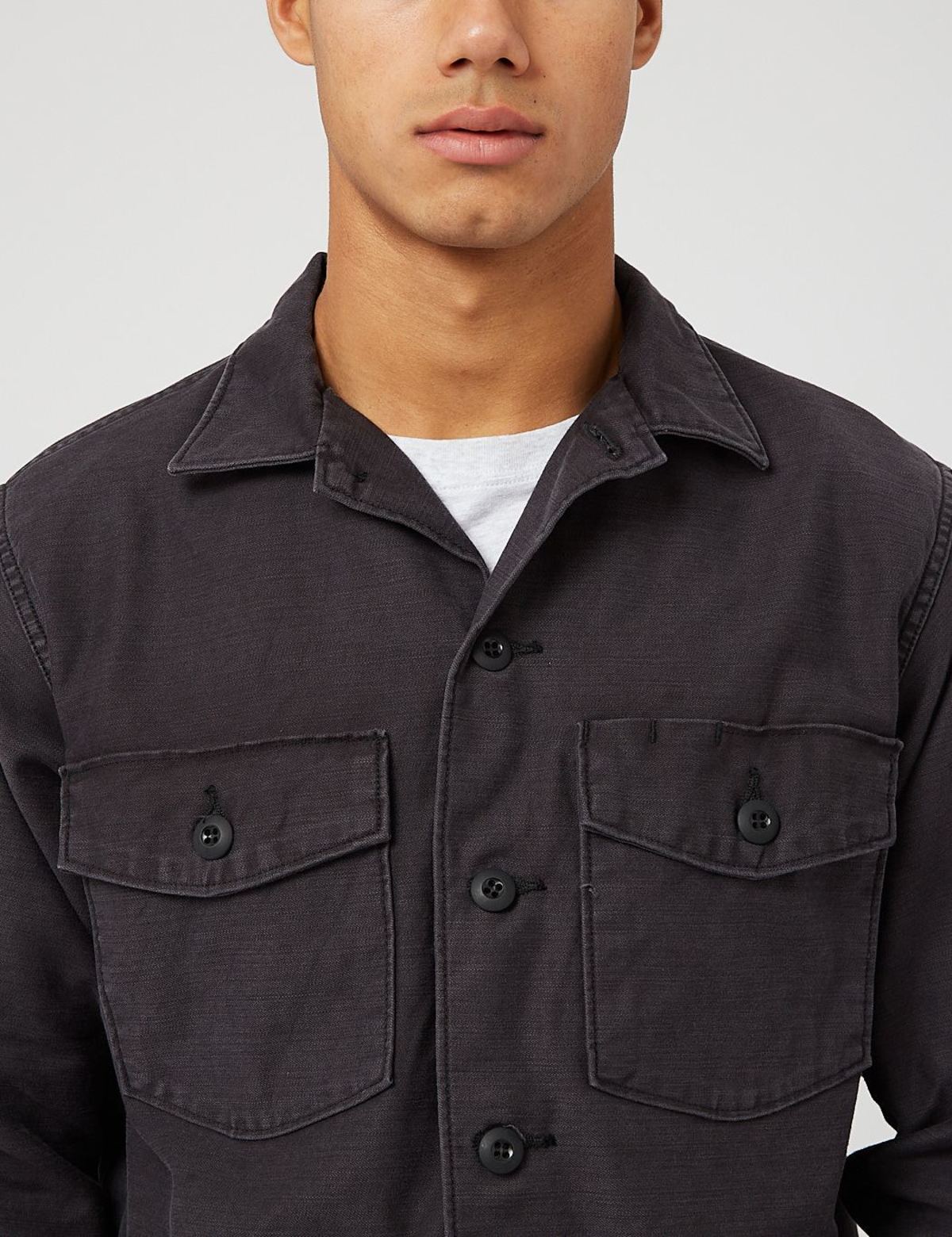 orSlow US Army Shirt - Black | Garmentory